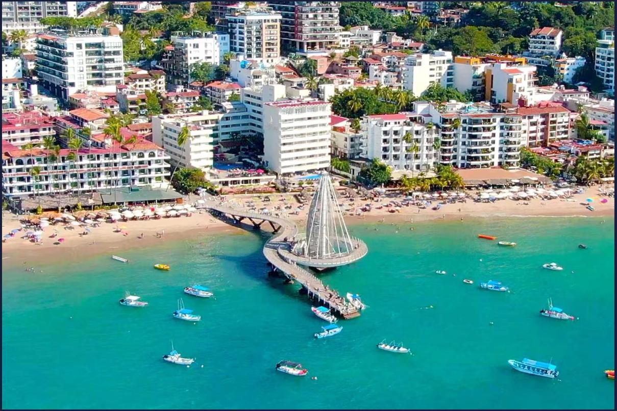 Hotel Delfin Vista Pier Beach Front Puerto Vallarta Esterno foto